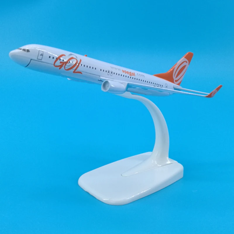 16 см 1:400 масштаб самолетов Boeing B737-800 Бразилия гол Модель самолетов игрушки самолет литой под давлением пластиковый сплав самолет Decoraction