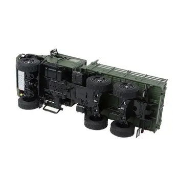 

1:36 MV3 Alloy Military Truck Diecast Toy Model Cars Sound Pull Back Music Model Collection for Children Gift