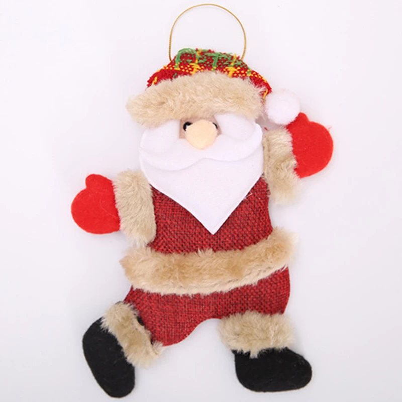 Happy New Year Christmas Ornaments DIY Xmas Gift Santa Claus Snowman Tree Pendant Doll Hang Decorations for Home Noel Natal christmas decorations