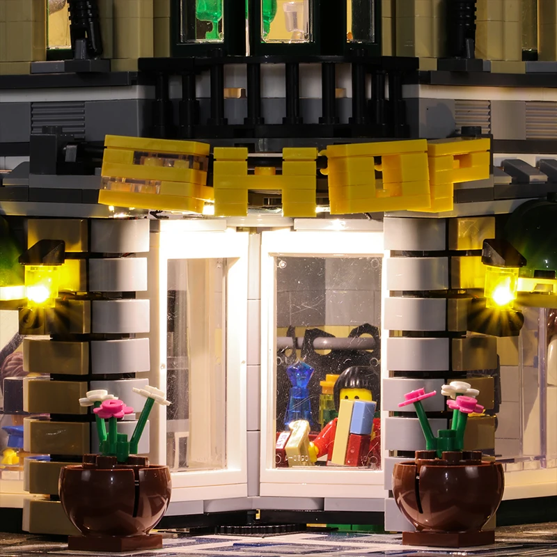 Светодиодная лампа для Lego 10211 строительных блоков большой магазин совместимая с