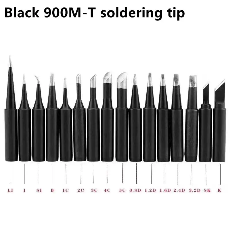 5PCS/Set Lead-Free 900m-T Welding Tool Solder Iron Head Tips Replacement Soldering Bit Welding Tool For DIY Rework
