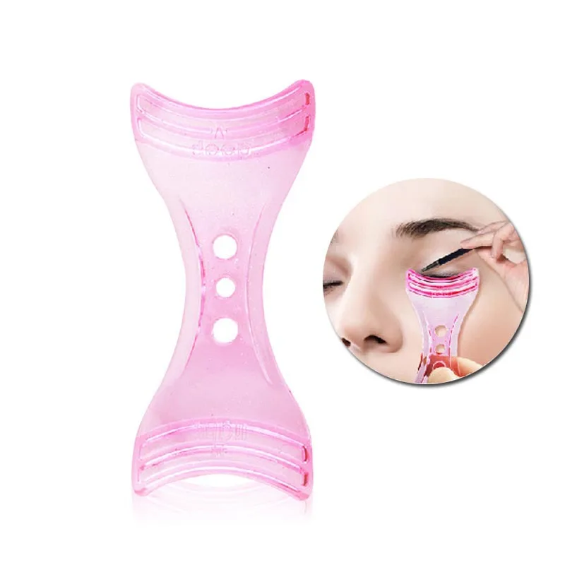 Eyelash Tools 3 in 1 Makeup Mascara Shield Guide Guard Curler Eyelash Curling Comb Lashes Cosmetics Curve Applicator Comb eyelash curler,makeup tool set,eyelash accessories,eyelashes brush comb