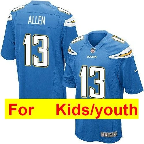 Молодежная футбольная форма в Лос-анжелесском стиле Joey Bosa LaDainian Tomlinson Philip Rocks Keenan Allen Melvin Gordon - Цвет: Лаванда