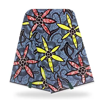 

African Ankara High quality cotton fabric colorfast African fabrics prints Fabrics For Wedding dress batik fabric 6yards