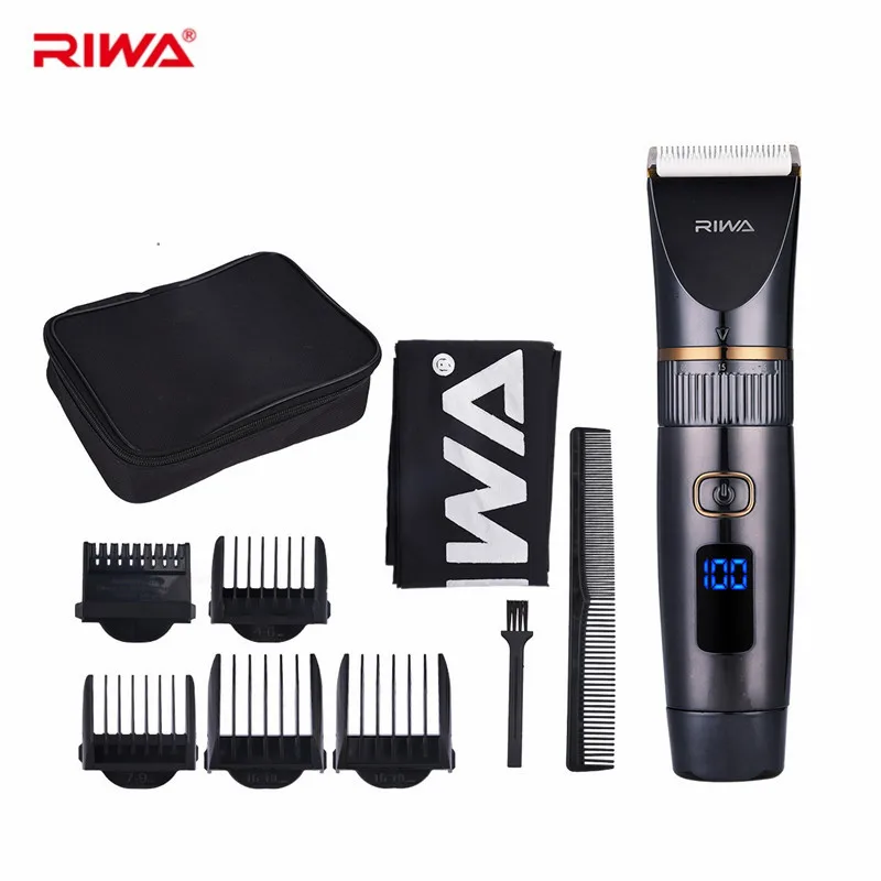 

Washable Electric Hair Clipper Professional Barber Hair Cutting Machine LED Display Electric Hair Trimmer Cutter Rechargeable 45