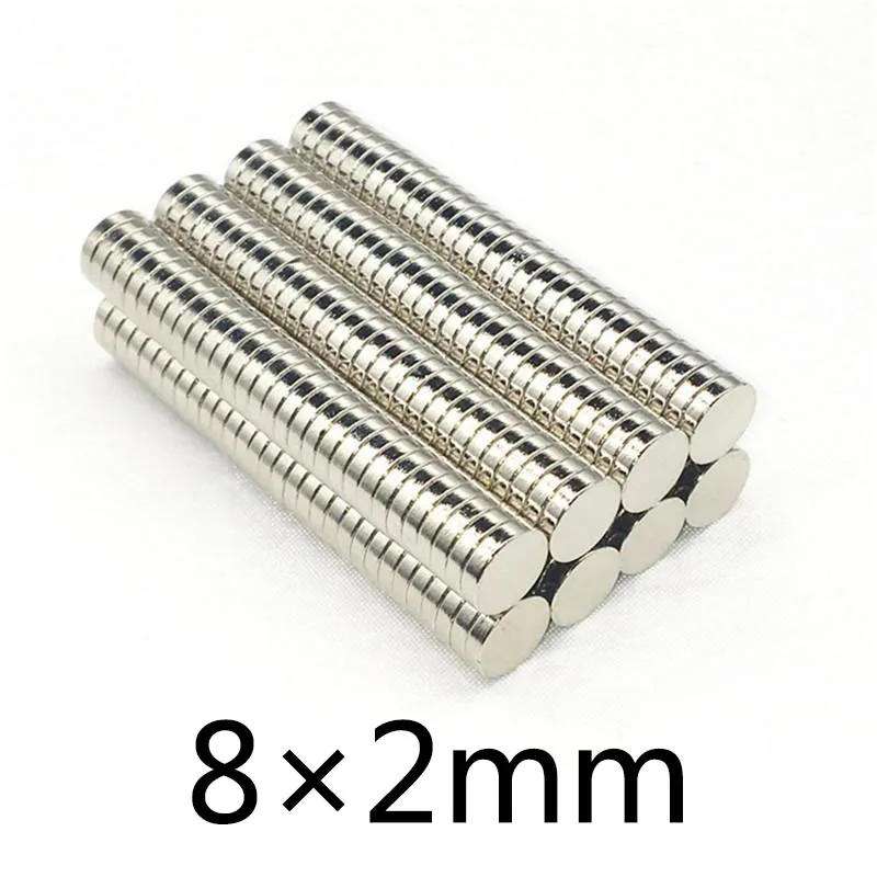 

300/900/1500 PCS N35 Strong Disc Magnet 8*2 mm Neodymium Magnets 8MM X 2MMNdFeB Rare Earth 8x2mm
