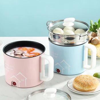 

Mini Multifunction Electric Cooking Machine Hot Pot Single/Double Layer Available Hot Pot Multi Electric Cooker Non-stick Pan