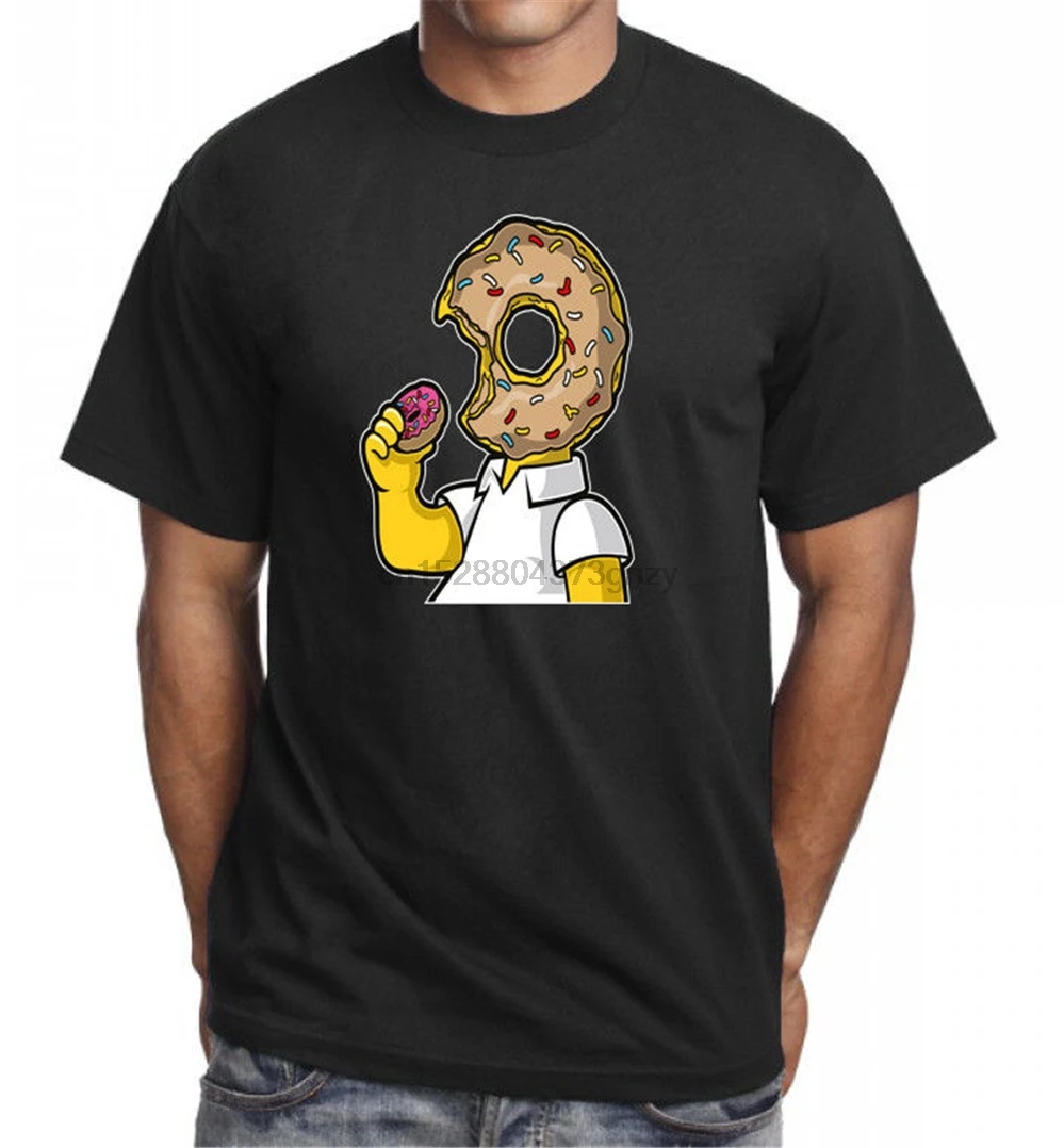 Забавная футболка с принтом I Like Doughnut подарок на день рождения летняя круглым