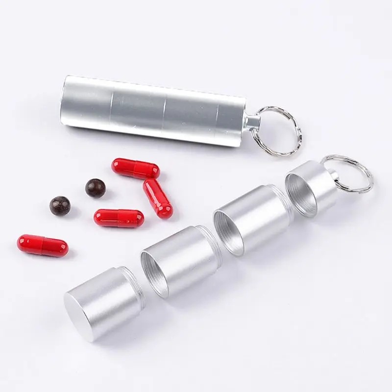 

Outdoor Survival Waterproof Capsule Bottle Protable Holder Container Large Case