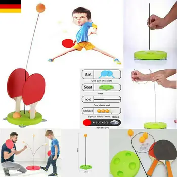 

Portable Table Tennis Trainer Table Tennis Training Machine Elasticity Ping Pong Practice Trainer indoor Kid Adult Toy