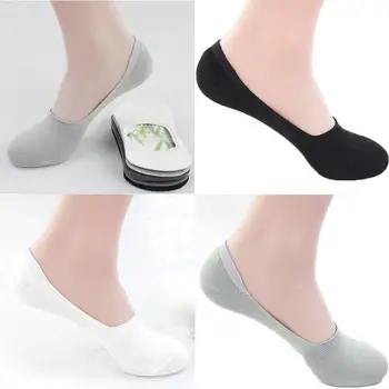 

1Pair Fashion Soft Men Boat Socks Summer Autumn Non-slip Silicone Invisible Cotton Socks Male Ankle Sock slippers Low Cut Socks