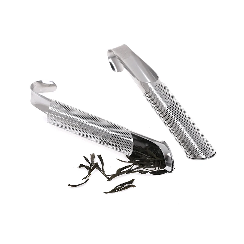 

1 x Stainless steel loose tea infuser stick strainer filter diffuser herbal loose