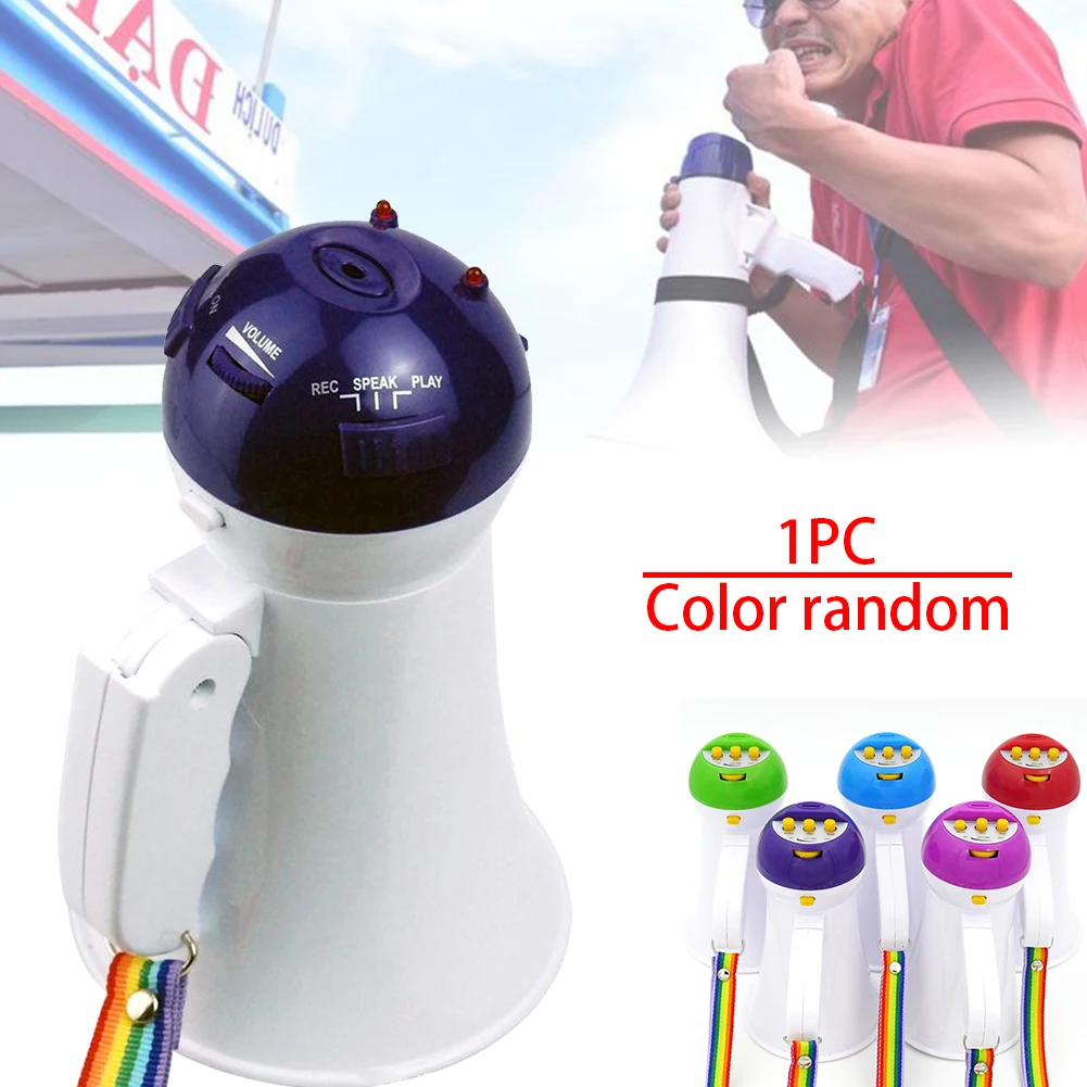  5W Wireless Speech Loud Speaker Microphone Mini Handheld Amplifier Recording Megaphone Travel Guide - 4000457879078