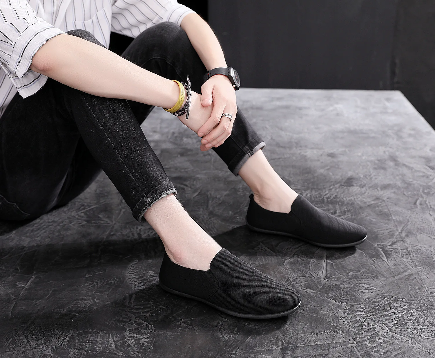 

Spring And Autumn New Style Casual Peas MEN'S SHOES Loafers Slip-on Casual Shoes