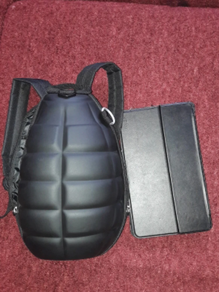 Детский рюкзак нейтральный школьный рюкзак модная кожаная школьная сумка в форме гранаты для детей Студенческая сумка унисекс сумка на плечо