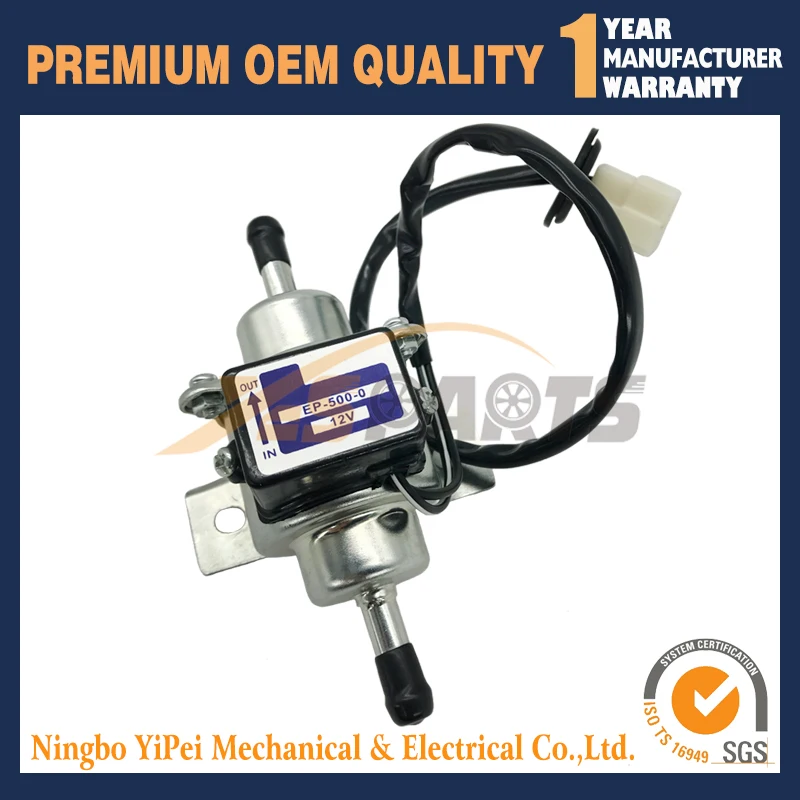 EP-500-0 EP5000  ο     ü    12V 3-5PSI