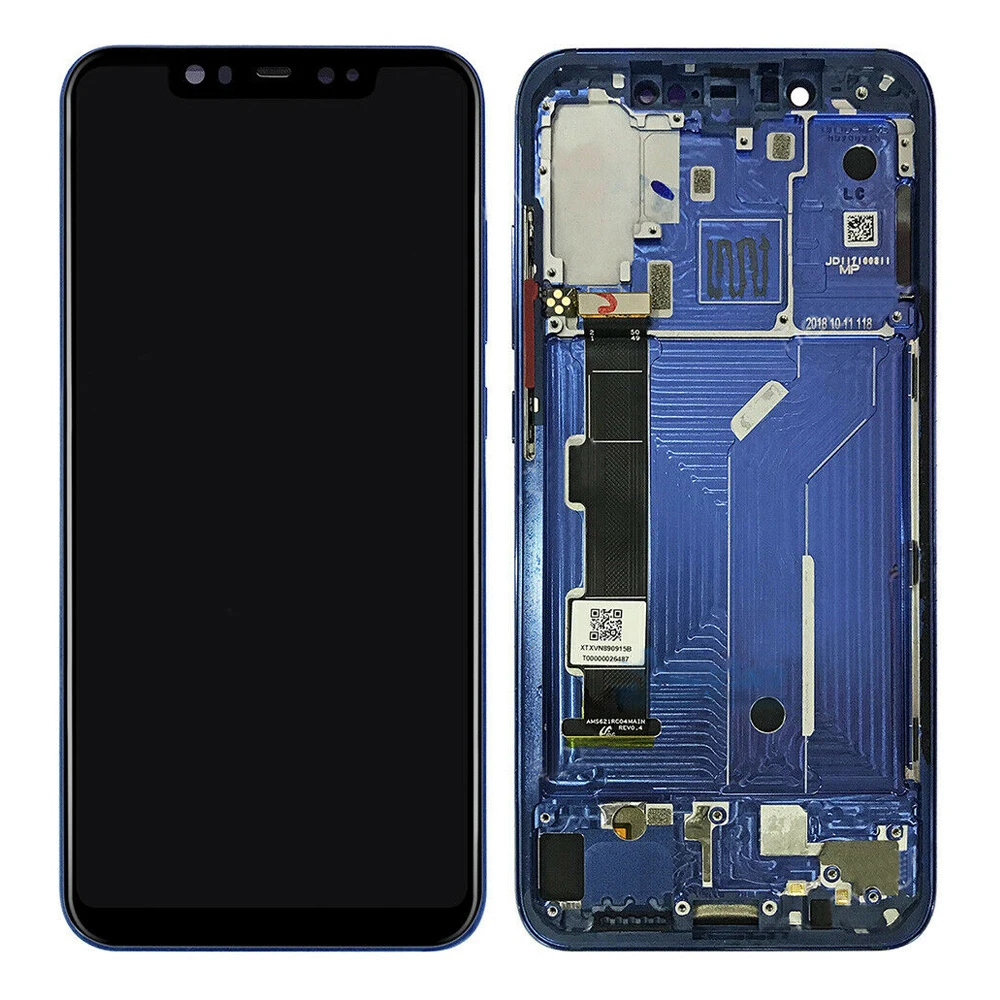 Для Xiaomi Mi 8 lcd дисплей кодирующий преобразователь сенсорного экрана в сборе для Xiaomi Mi 8 lcd с рамкой