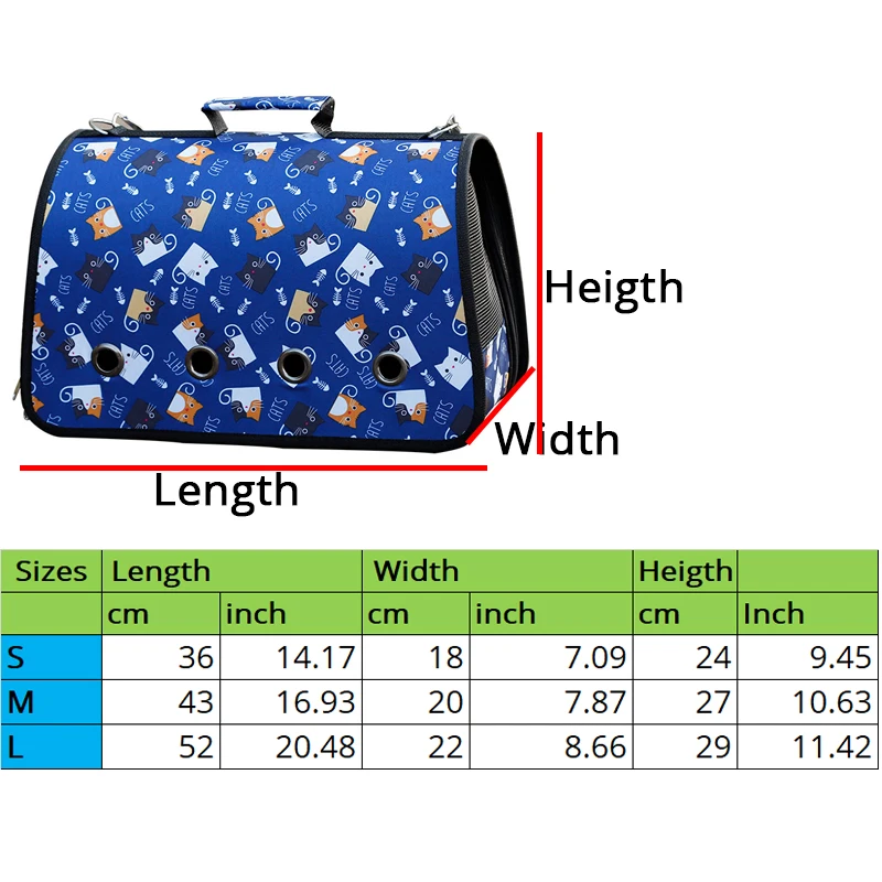 Pet Cat Carrying Backpack Oxford Cloth Portable Mesh Dog Breathable Travel Outdoor handbag Pet For Backpack for Animals
