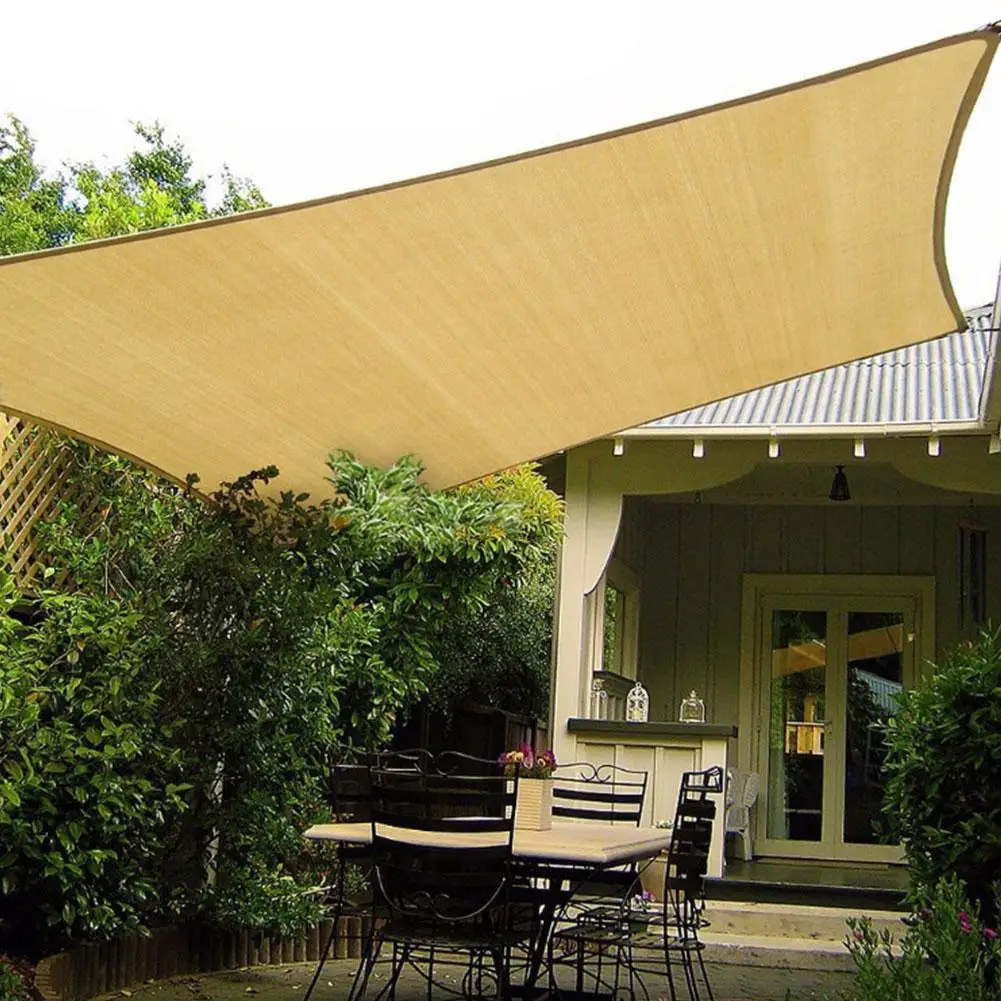 

Outdoor Awning Camping Tent Sun Shade Sail Canopy UV Protection Waterproof Rectangle Outdoor Sun Shelter For Pool Patio Garden