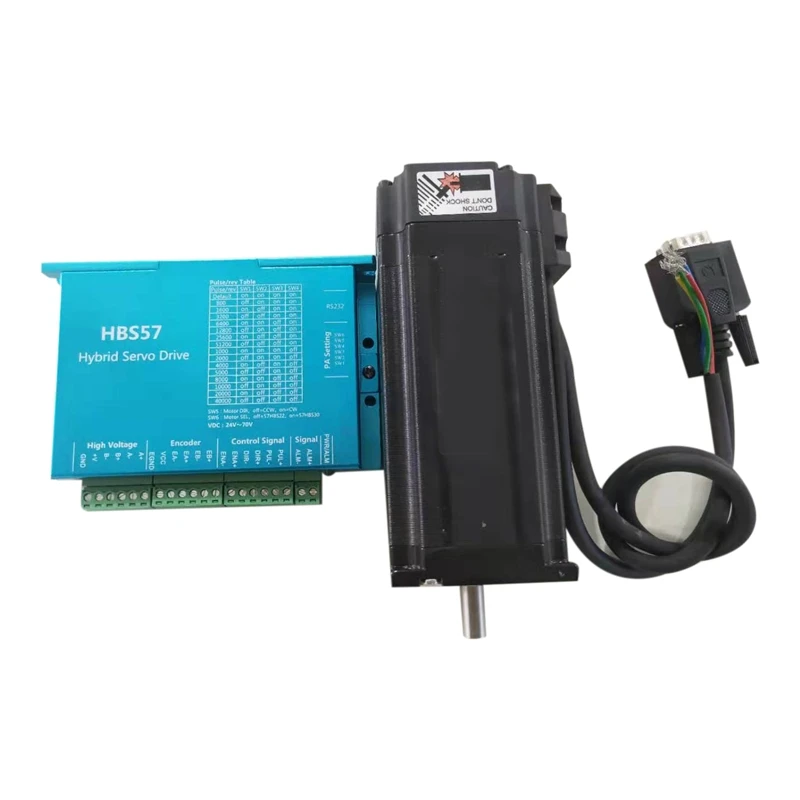 

23 Stepper Motor Driver 2.2Nm Servo Motor 57HSE2.2N+HBS57 Closed-Loop Step Motor 2.2NM 57 Hybrid Closed Loop 2-Phase.