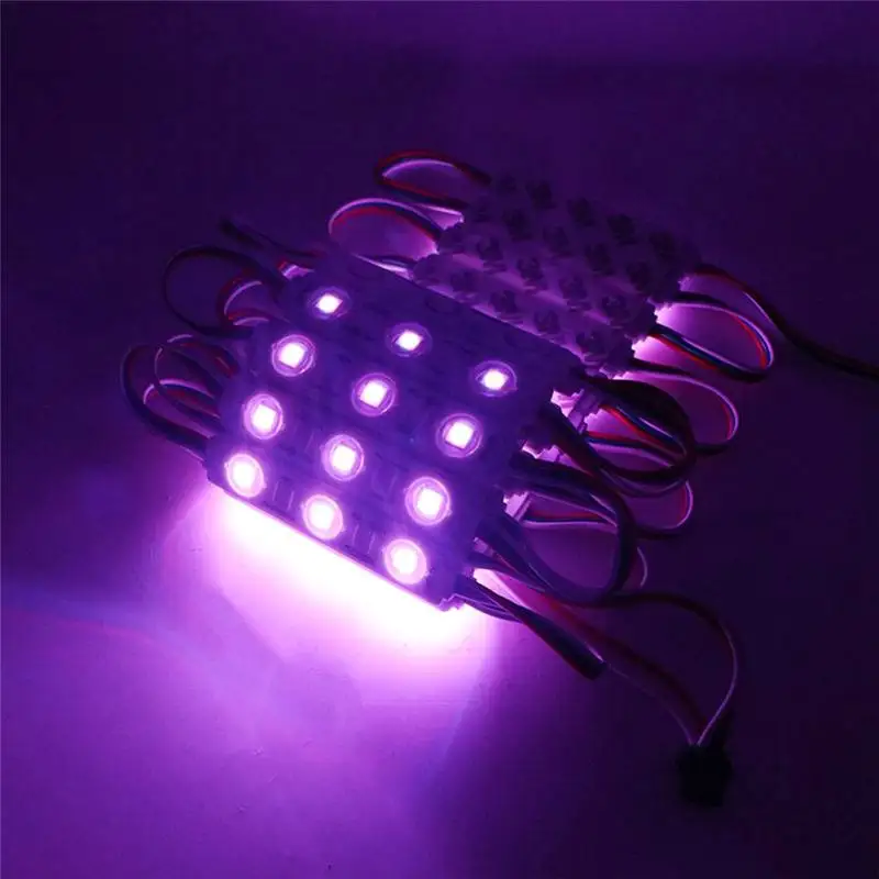20 шт. DC12V WS2811 15 Вт 3 светодиодный IP65 Водонепроницаемый 5050 RGB светодиодная модульная полоса знак освещение самоклеящаяся лента коммерческие задние фонари