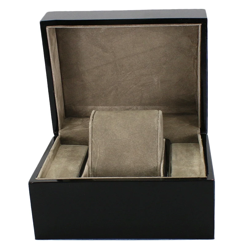 

Wood Watch Box Jewelry Storage Case Single Grid Pillow Wooden Case Organizer