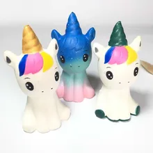 12 см гигантский Единорог Мягкая кукла медленно поднимающаяся Летающая лошадь телефон ремень декомпрессии игрушки снятие стресса ремни для мобильного телефона