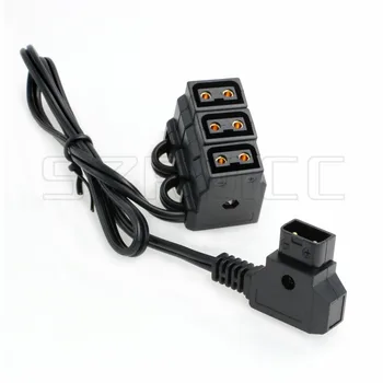 

1 x 3 D-Tap Hub Splitter PowerTap Cable D-Tap Male to 3 D-Tap Female for Anton Bauer Camera Battery