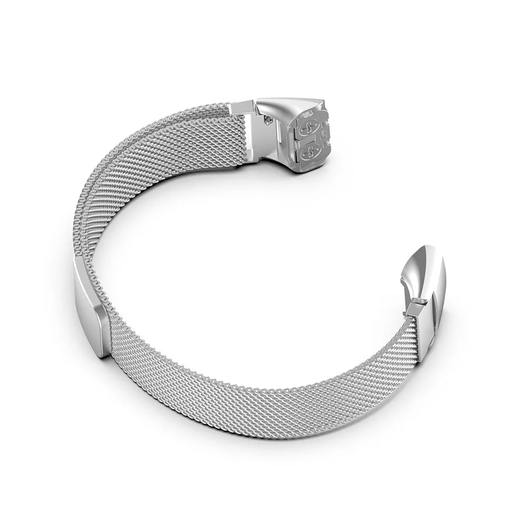 Магнитный браслет сменный ремешок для часов для samsung Galaxy Fit Band сетчатый ремешок из нержавеющей стали дышащий для ношения Q70
