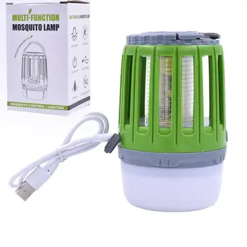 

Multifunction Camping Lamp Mosquito Killer Bug Zapper Fly insect killer Anti mosquito Lamp USB Waterproof 3 Mode LED Night Light