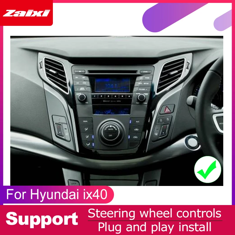 Flash Deal ZaiXi For Hyundai i40 2011~2019 Car Android Multimedia System 2 DIN Auto DVD Player GPS Navi Navigation Radio Audio WiFi 5