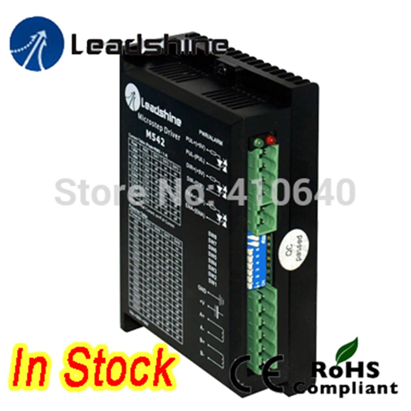 Leadshine M542 2-фазный шаговый привод с 20-50VDC Напряжение и 1.0-4.2A ток Чистый