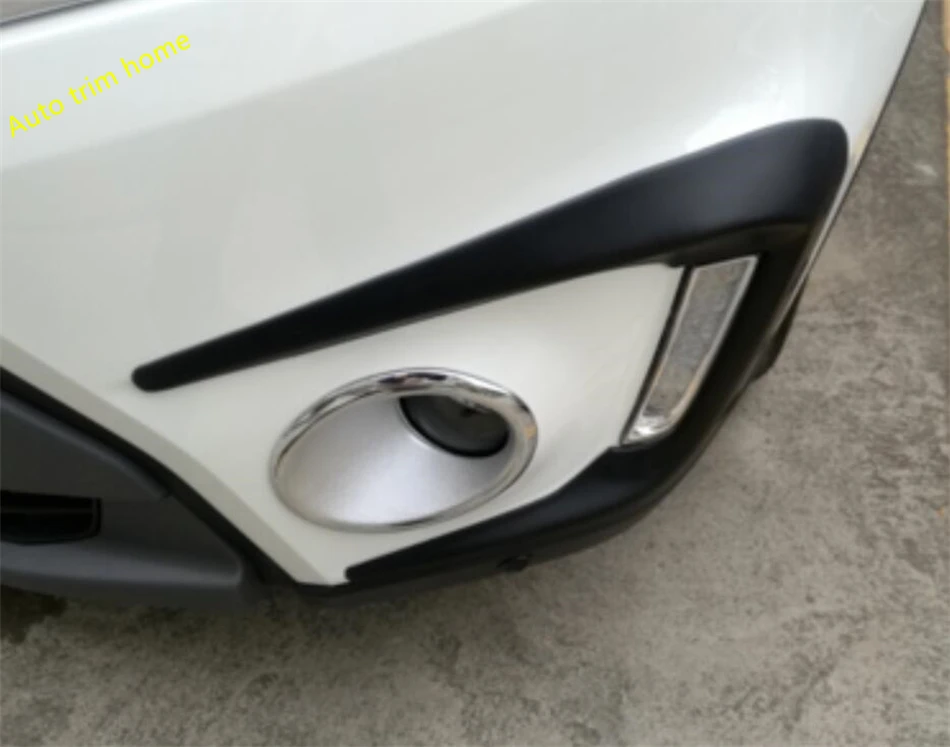 Lapetus Front Fog Lights Lamps Eyelid Eyebrow Protection Scuff Cover Trim For Suzuki Vitara Escudo 2015 - 2018 Auto Accessories |
