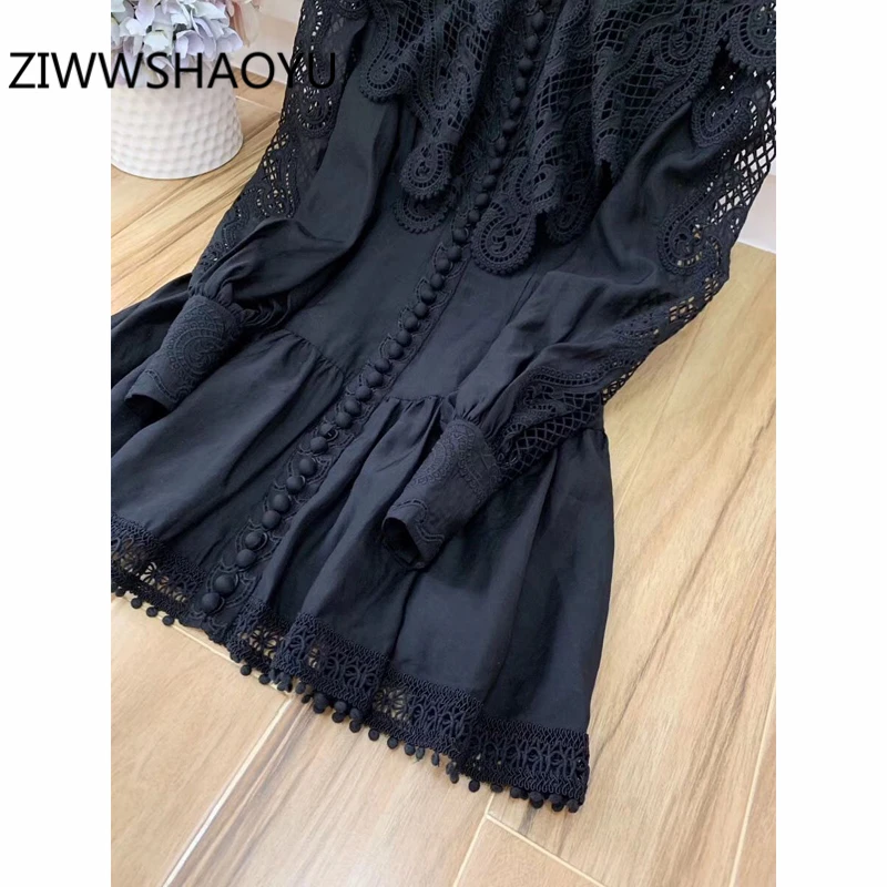 Chemise Ruffle Top Women Autumn Summer Long Sleeve