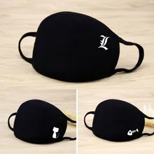1PC Quality Black Cotton Mouth Mask Unisex Anti-Dust Mask Anime Cartoon Mask Fashion Health Face Mouth Mask Unisex 22 Styles
