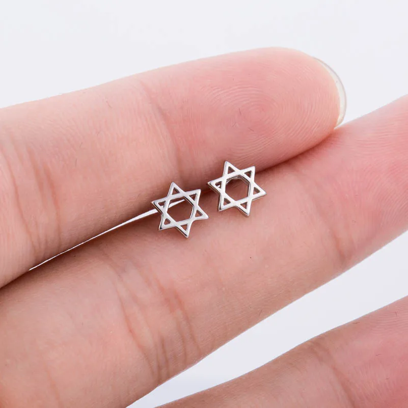 

Oly2u Vintage Designed Geometric Star of David Star Earrings for Women Weekend Dress Oorbellen Brincos