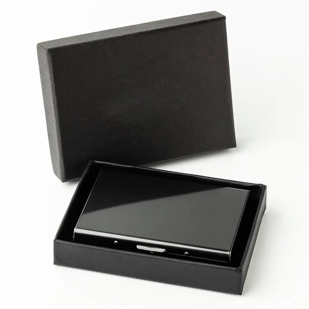 1 шт. Алюминиевый металлический кредитный держатель для карт тонкий Анти-сканирующий блокирующий кошелек Чехол Защита визиток