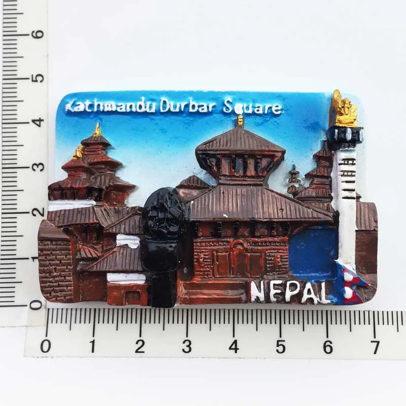 Nepal  Landscape Fridge Magnets Souvenir Nepal Scenic Spots Decorative 3d Resin Crafts Home Decor Gift Ideas Asia Tourist