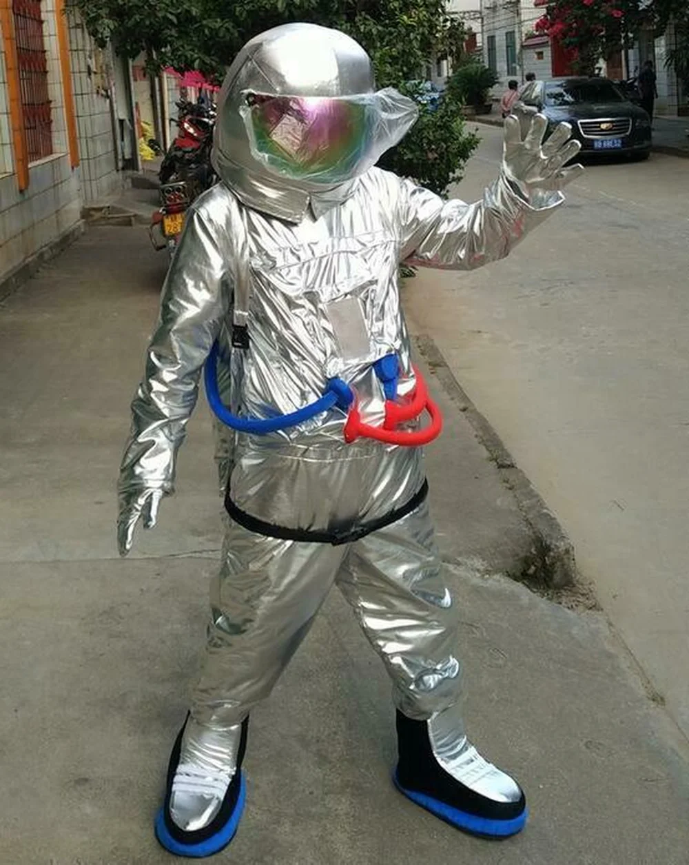Костюм-талисман космонавта костюмы Необычные Вечерние платья для взрослых Размер игрушка «астронавт» Одежда реклама карнавал Хэллоуин Рождество