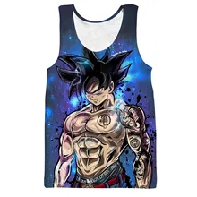 Amazon Горячая жилет мужской западный стиль Жемчуг дракона ультра-Сунь Укун Печатный спортивный жилет поперечная граница мужская одежда оптом