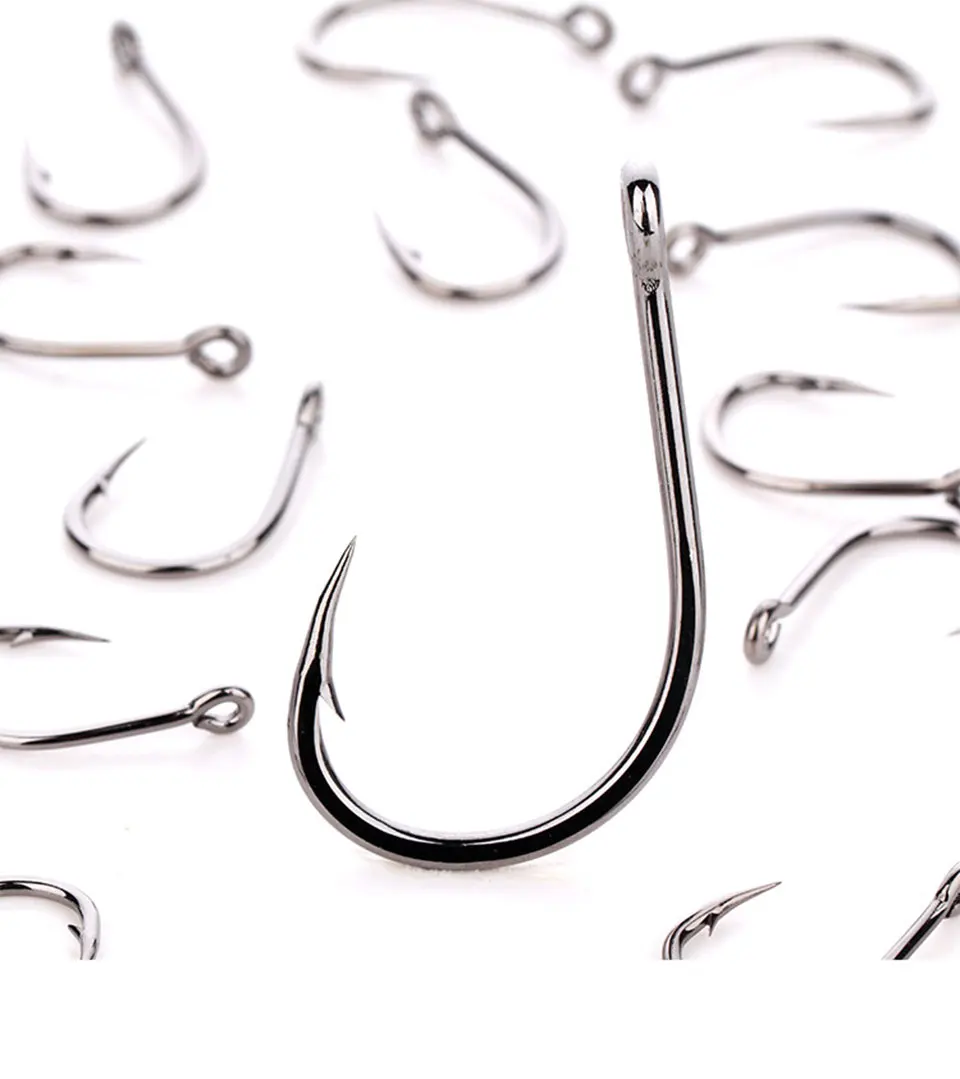 Оригинальные Mustad 10827 с отверстиями рыболовные крючки кольцом 1/0 12/0 для