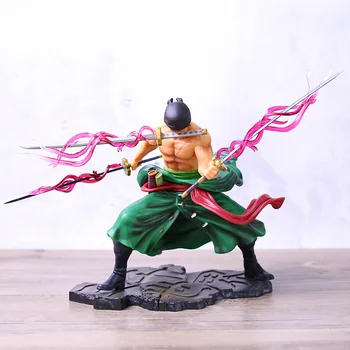

One Piece Roronoa Zoro Statue PVC Action Figure Model Toy One Piece Anime Zoro Effect Figurine