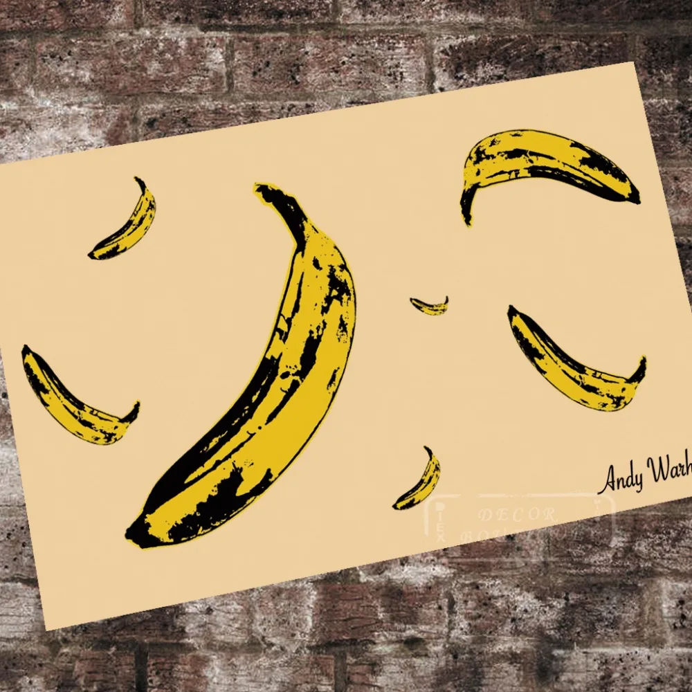 Pop Art Andy Warhol Famous Banana Classic Vintage Retro Kraft Coated Decorative Poster Diy Wall Home Bar Posters Home Decor Gift Wall Stickers Aliexpress Pop Art Andy Warhol Famous Banana Classic Vintage Retro Kraft Coated Decorative Poster Diy Wall Home Bar Posters Home Decor Gift Wall Stickers Aliexpress