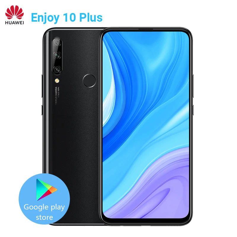 Новый оригинальный huawei Enjoy 10 plus сотовый телефон 6 59 дюймов 2340x1080P Android 9 1 Kirin 710F 128G