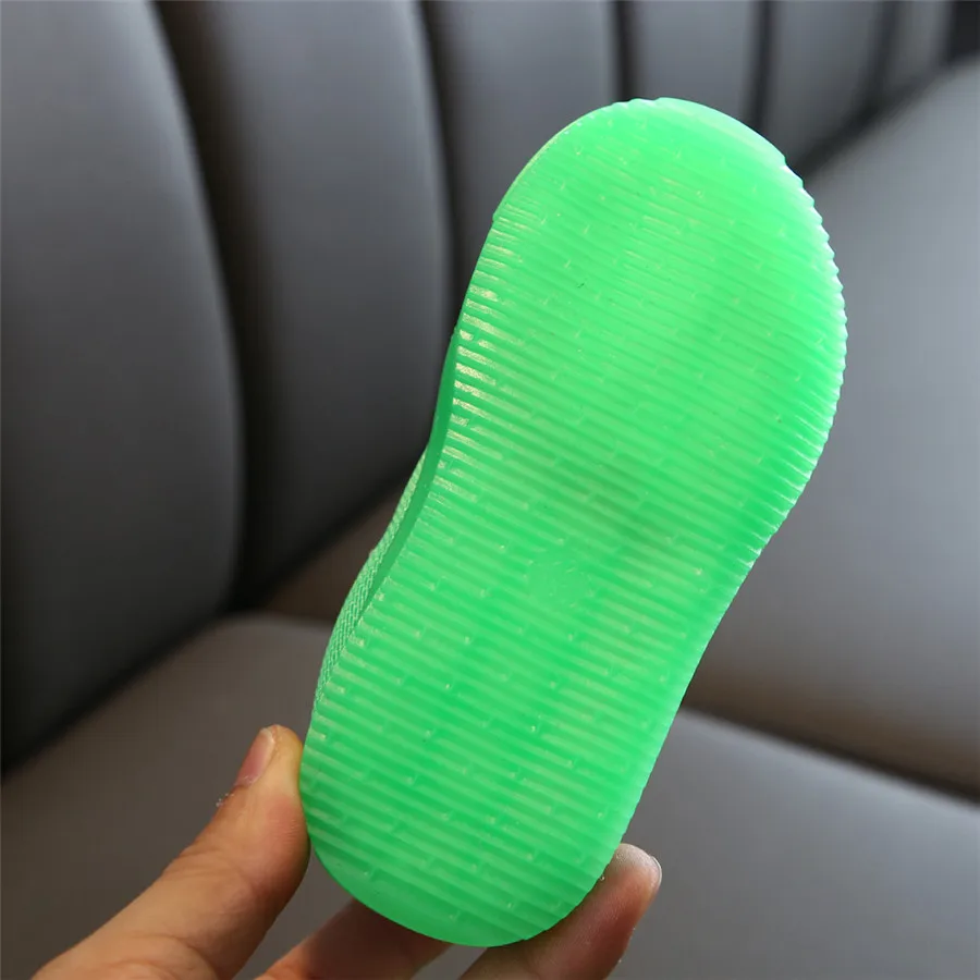 kids sneakers lights bright fluorescent color  breathable kids sneakers non-slip casual basket enfant garcon de marque 40J24 (13)