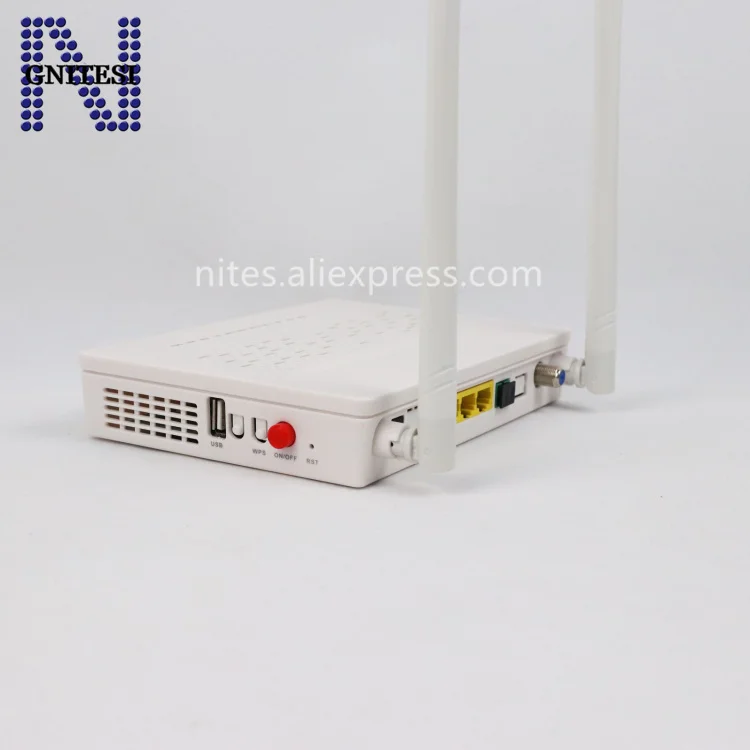 Низкая цена ONT 2412GDE GPON ONU FTTH Ethernet пассивное волокно устройство с 1GE+ 3FE+ 2 голоса+ CATV Wifi
