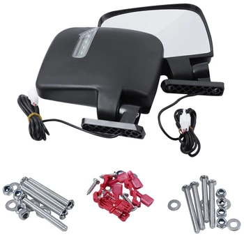 

Side Rearview Mirror with Turn Signal Fit Golf Cart Club Car for Yamaha EZGO TXT Drive