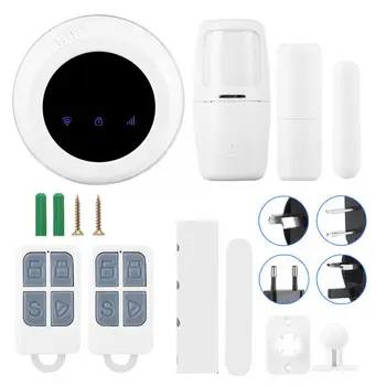 

alarm system for home Tuya Smart Wifi GSM Wireless Smart Home Security Alarm System for Alexa for Google Asisstant alarme