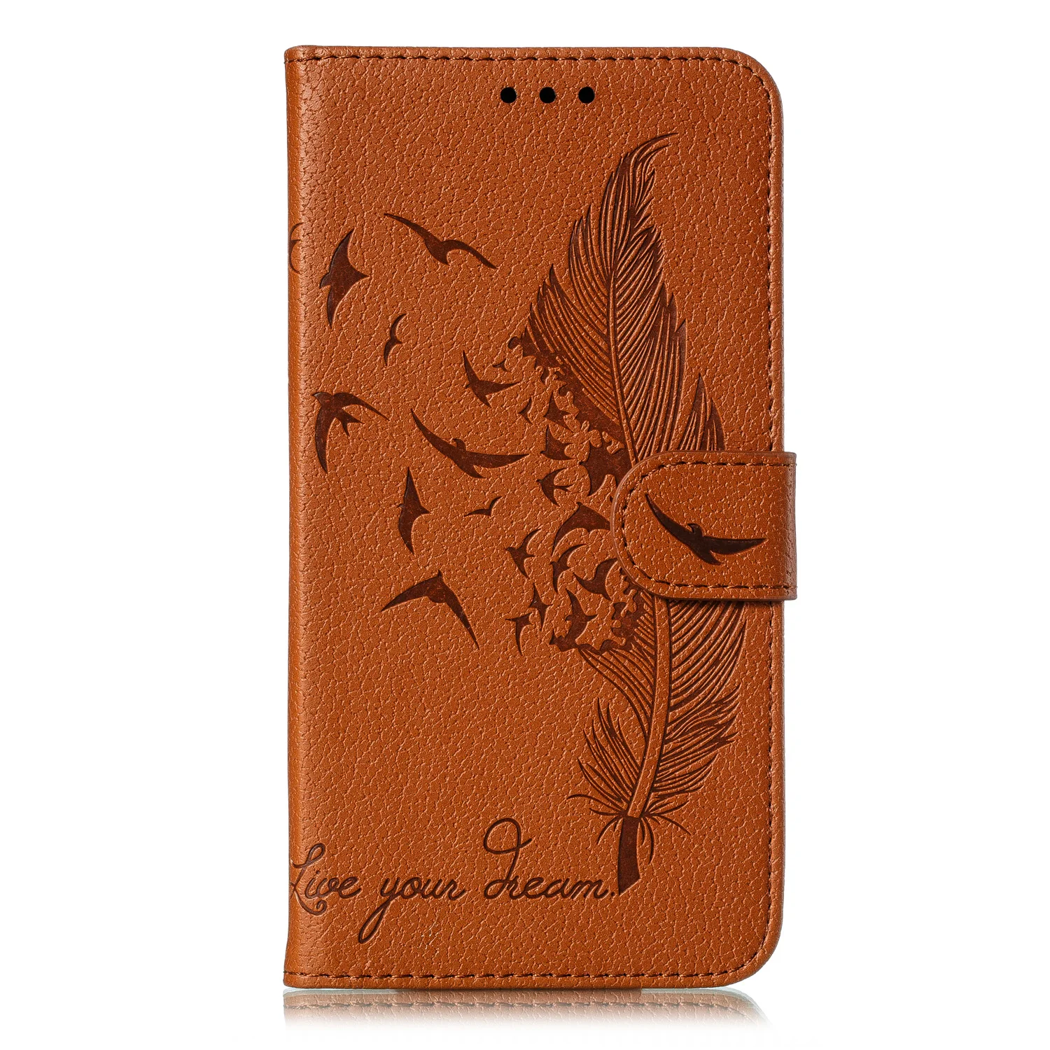 Роскошные 3D перо кожаный бумажник чехол для samsung Galaxy Note 10 Pro A10 A20 A20E A2 Core A30 A40 A50 A60 A70 A9 A7 крышка