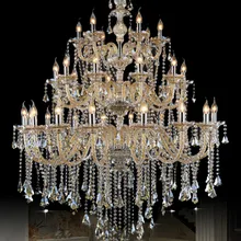 Большая люстра для гостиничного зала, потолочные светильники, Подвесная лампа 24-32 шт., роскошные люстры для гостиной, светодиодные люстры, современные люстры